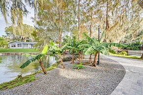 Hot Tub & Fire Pit: Lakefront Home on Lake Eloise