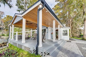 Hot Tub & Fire Pit: Lakefront Home on Lake Eloise