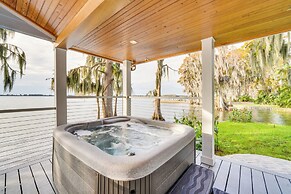 Hot Tub & Fire Pit: Lakefront Home on Lake Eloise