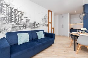 Aesthetic Deep Blue Apartment by Renters