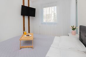 Aesthetic Deep Blue Apartment by Renters