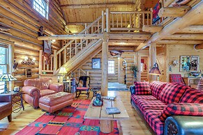 Handcrafted Log Home on River Near Crystal Mtn