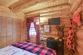 Handcrafted Log Home on River Near Crystal Mtn