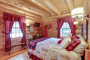 Handcrafted Log Home on River Near Crystal Mtn