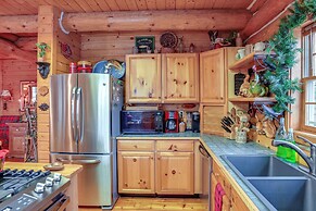 Handcrafted Log Home on River Near Crystal Mtn