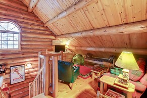 Handcrafted Log Home on River Near Crystal Mtn