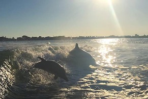 Steps to Beach Heated Pool Golf Cart Included