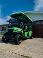 Steps to Beach Heated Pool Golf Cart Included