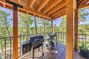 Scenic Ruidoso Escape w/ Hot Tub & Mountain View!