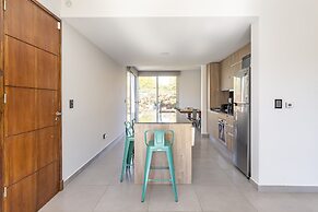 Casa con parrilla en complejo privado