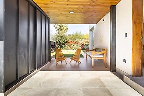 Casa con parrilla en complejo privado