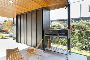 Casa con parrilla en complejo privado