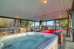River-view Somerset Home: Large Deck, Fire Pit!