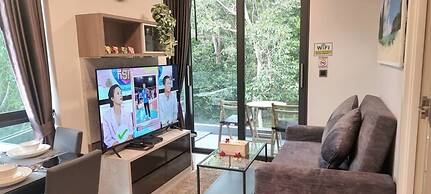 A504-penthouse Forest View 1br1bathnice Bath Tub