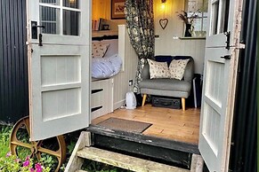 1 Bed Glamping Hut - Firepit, Fireplace, Views