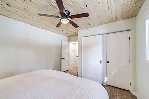 Deck & Fire Pit: Modern Munds Park Retreat!