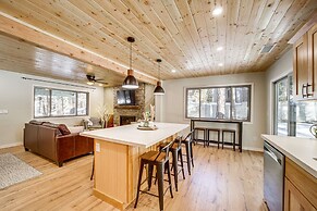 Deck & Fire Pit: Modern Munds Park Retreat!