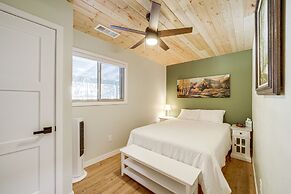 Deck & Fire Pit: Modern Munds Park Retreat!