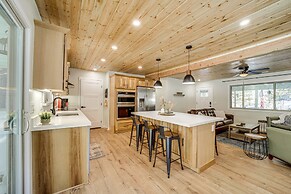 Deck & Fire Pit: Modern Munds Park Retreat!