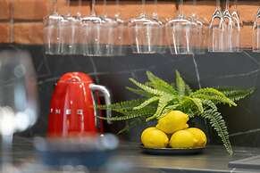 Grey and Red Apartment by Renters