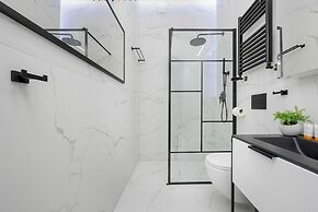 Grey and Red Apartment by Renters