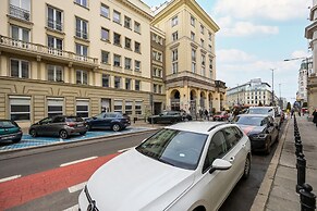 Grey and Red Apartment by Renters