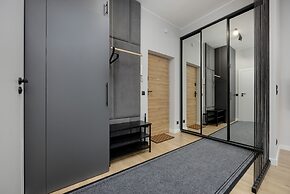 Grey and Red Apartment by Renters