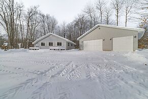 Secluded Mancelona Home w/ Gas Grill!