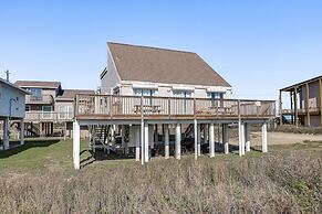 Galveston Beach House w/ Oceanfront Deck!