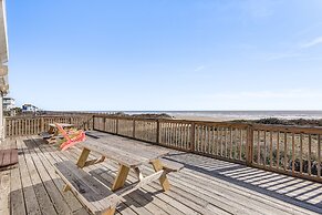 Galveston Beach House w/ Oceanfront Deck!