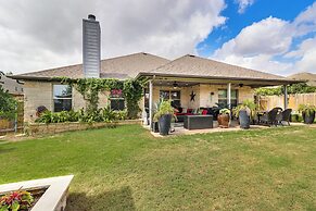 Covered Patio + Yard: Spacious Leander Home!