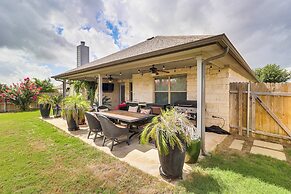 Covered Patio + Yard: Spacious Leander Home!