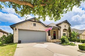 Covered Patio + Yard: Spacious Leander Home!