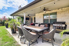 Covered Patio + Yard: Spacious Leander Home!