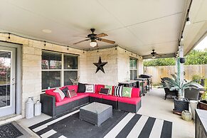 Covered Patio + Yard: Spacious Leander Home!