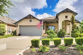 Covered Patio + Yard: Spacious Leander Home!