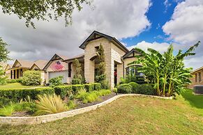 Covered Patio + Yard: Spacious Leander Home!