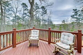 North Georgia Log Home w/ Long Range Views