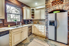 North Georgia Log Home w/ Long Range Views