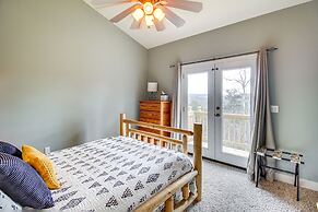 North Georgia Log Home w/ Long Range Views