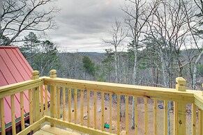 North Georgia Log Home w/ Long Range Views