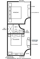 Cape Suites Room 2 - Free Parking! 2 Bedroom Hotel Room by RedAwning