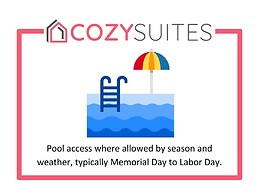TWO Separate Bold Ocean Front CozySuites