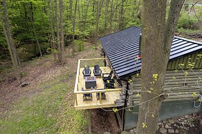 Peaceful Naples Cabin w/ Deck & Stream Views