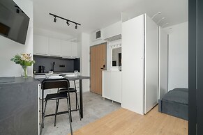 Dark Grey Apartment in Poznan by Renters