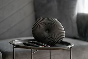 Dark Grey Apartment in Poznan by Renters