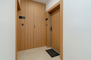 Dark Grey Apartment in Poznan by Renters