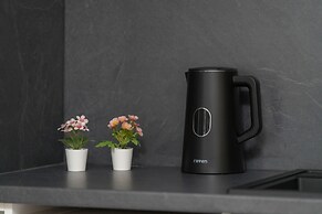 Dark Grey Apartment in Poznan by Renters