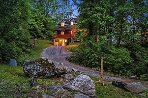 Hot Tub, Game Room & Fire Pit: Canton Log Cabin