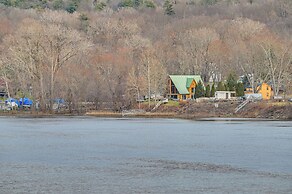 Riverfront A-frame Cabin in Troy w/ Pool & Dock!